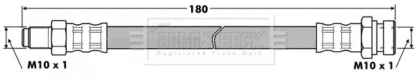 BORG & BECK Jarruletku BBH7453